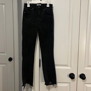 PISTOLA Lennon Crop Jeans - Black - 25